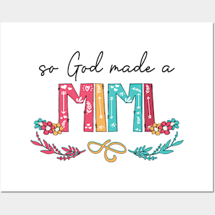 So God Made A Mimi Happy Mother's Day Posters and Art